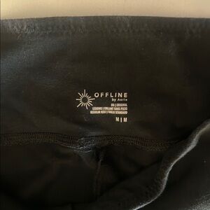 OFFLINE Aerie Black Cotton Leggings